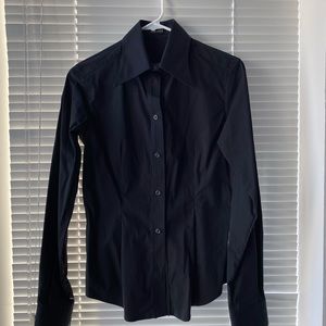 NWOT Versace Black Shirt Slim Fit